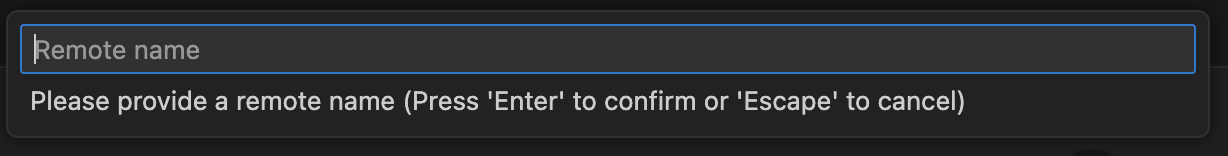 Add remote name